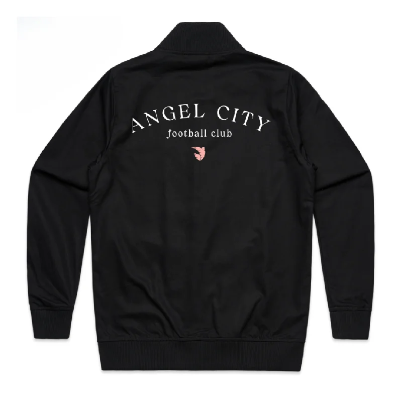 Angel City FC P22 Black Bomber Jacket V-Neck Jacket Boat Neck Jacket Square Neck Jacket