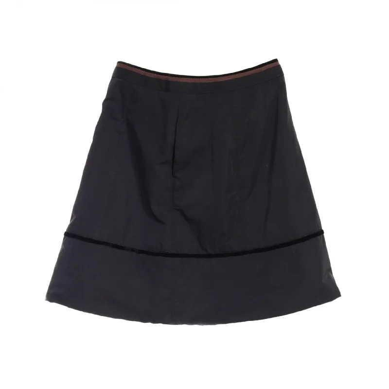 FOXEY Polyester Skirt Black 29025-AWFF09p leather skirt refined