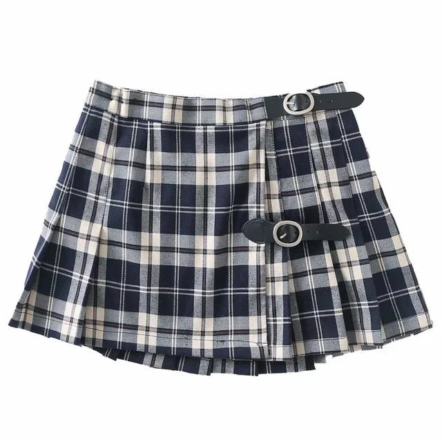 Gossip Goes Around Mini Skirt relaxed fit skirt