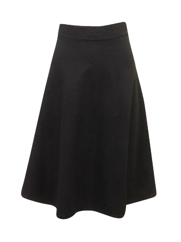 Hard Tail Easy Flare Knee Skirt W-646 casual skirt length