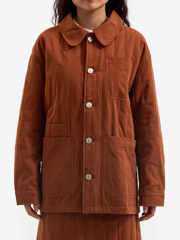 LF Markey Gardener's Jacket - Walnut Cotton Fabric Linen Fabric Terry Fabric