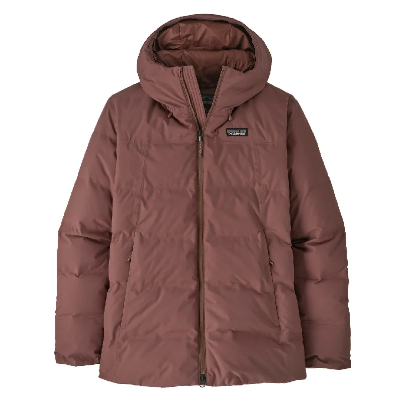 Patagonia Womens Jackson Glacier Jacket Dulse Mauve Denim Fabric Leather Fabric Suede Fabric