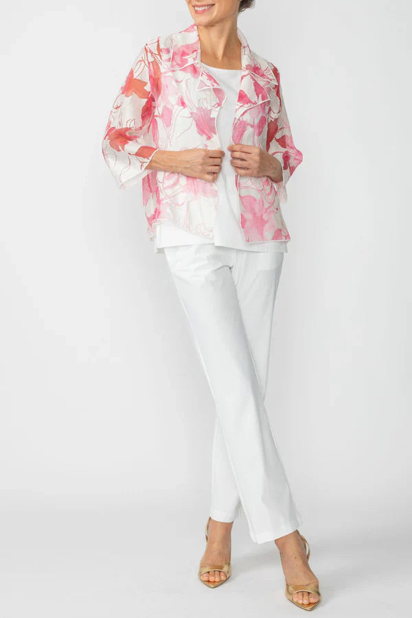 Pink Merrow Jacket One-Shoulder Jacket Off-the-Shoulder Jacket Asymmetrical Jacket