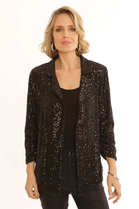 Pomodoro Clothing Solis Sequin Jacket 62452 Chenille Jacket Brocade Jacket Lace Jacket