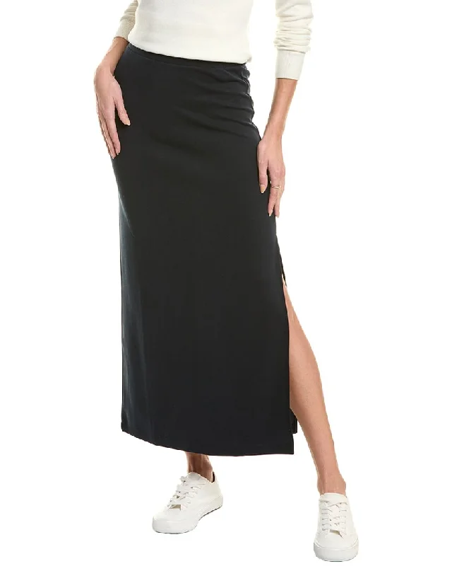 Splendid Massie Scuba Maxi Skirt velvet skirt rich