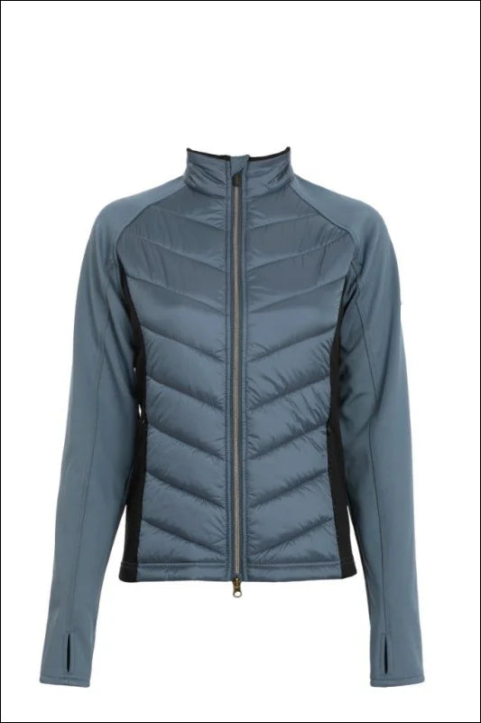 Tesoro Vita Capitana Hybrid Jacket Black/Blue Quilted Jacket Puffer Jacket Insulated Jacket