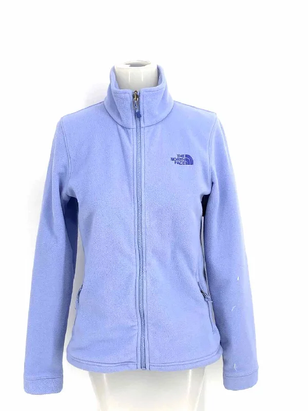 The North Face Women's Periwinkle Turtleneck Fleece Zip Size XS Jacket Toggled Jacket Drawstring Jacket Belted Jacket