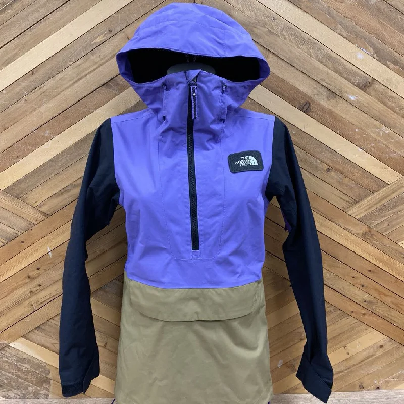 The North Face - Women's Ski Shell Anorak Jacket - MSRP $300: Purple/Tan/Black-women-XS Corduroy Jacket Velvet Jacket Brocade Jacket